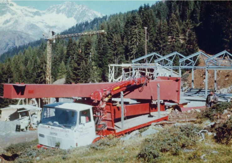 1971 - Seilbahnmastentransport